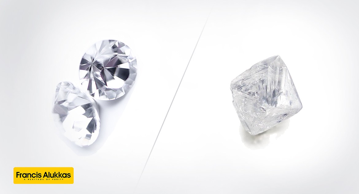 Cut Diamond vs Uncut Diamond